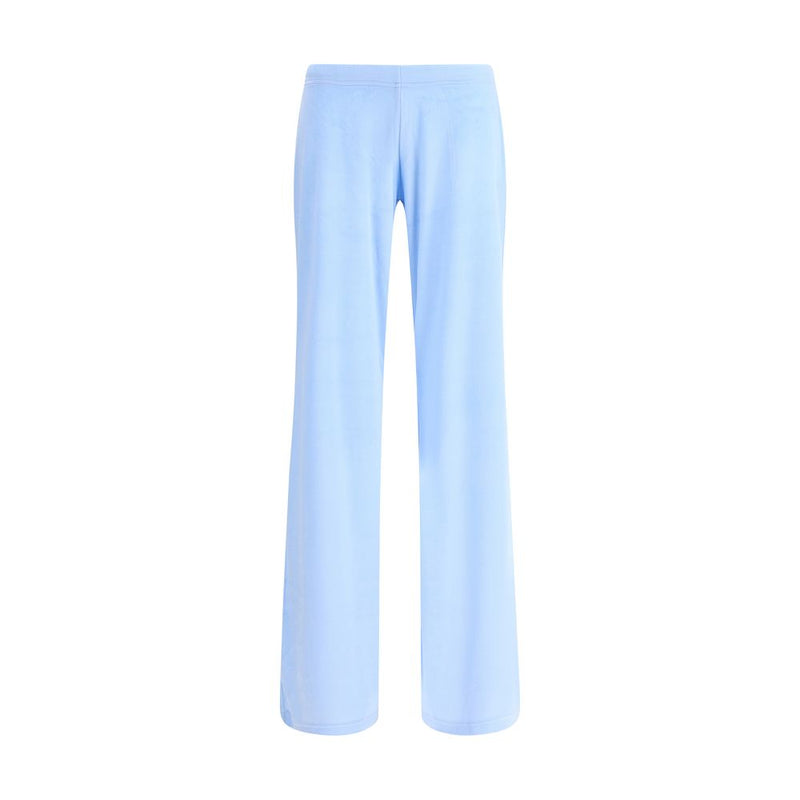 Balenciaga Light Blue Triacetate Casual Pants