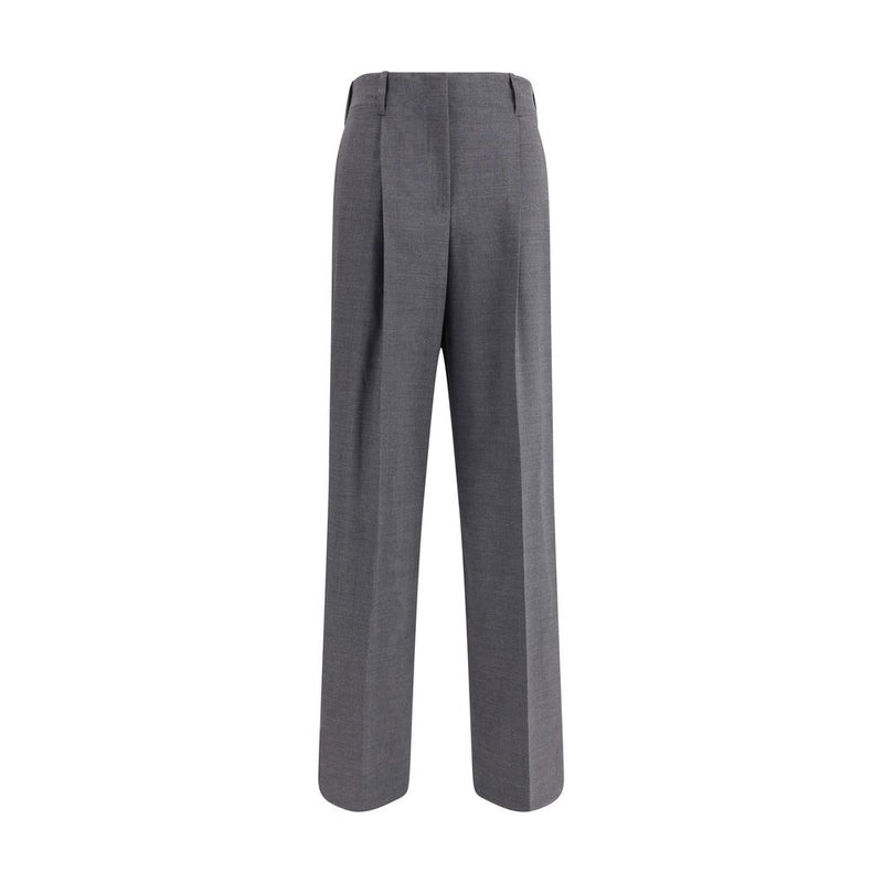 P.A.R.O.S.H. Gray Elastane Casual Pants