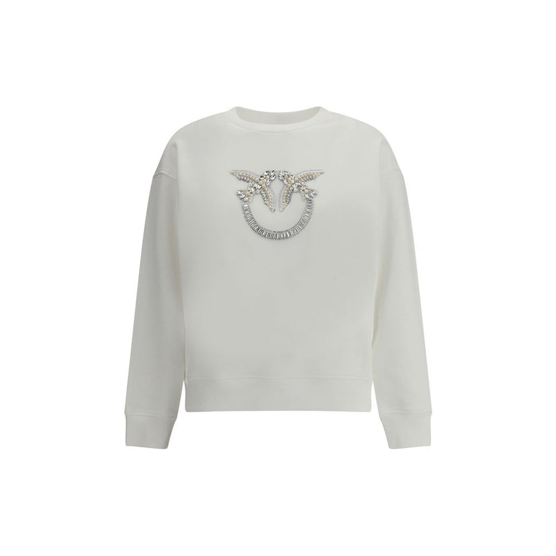 PINKO White Cotton Sweatshirt