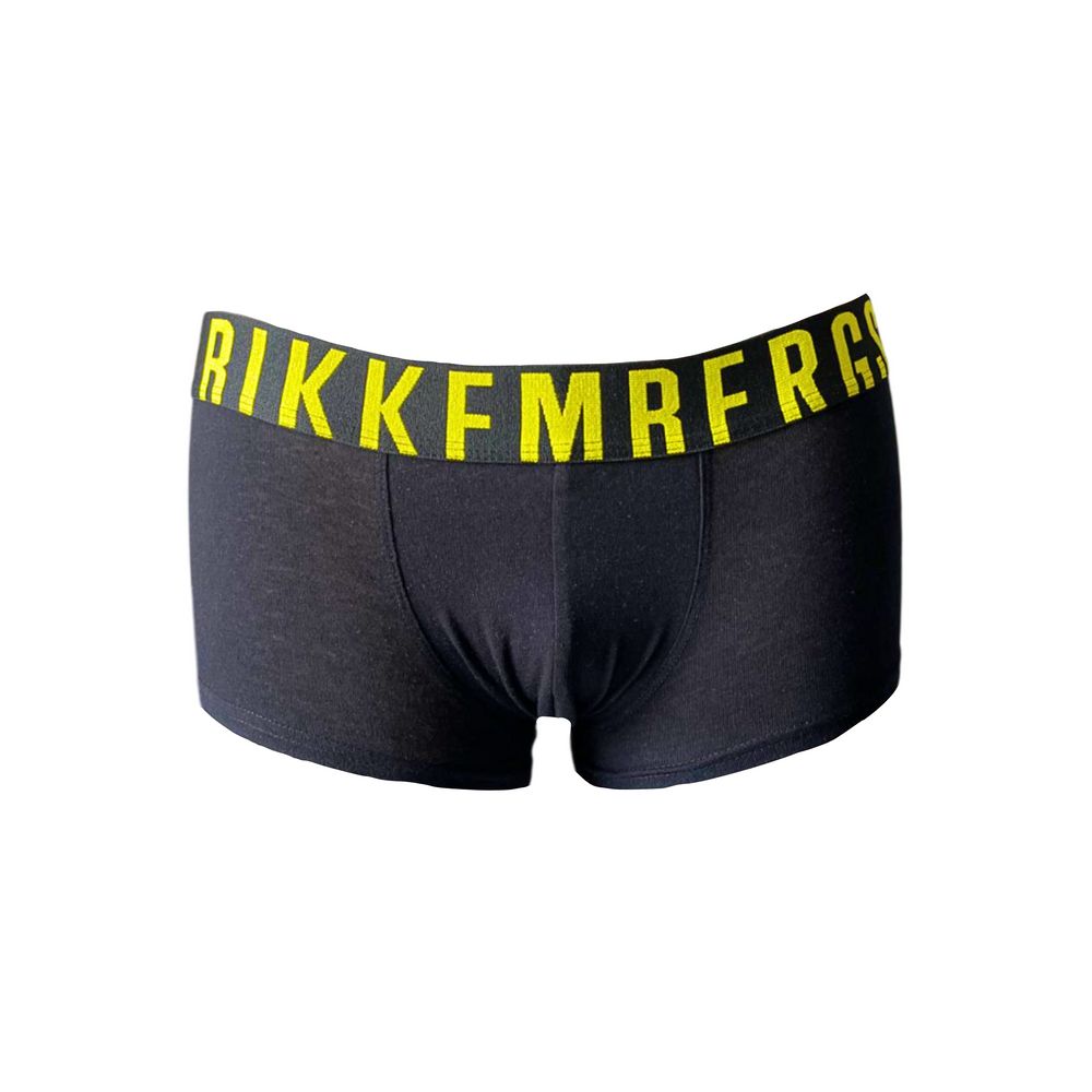 Bikkembergs Black Cotton Men Boxer - ClickThatClicks 