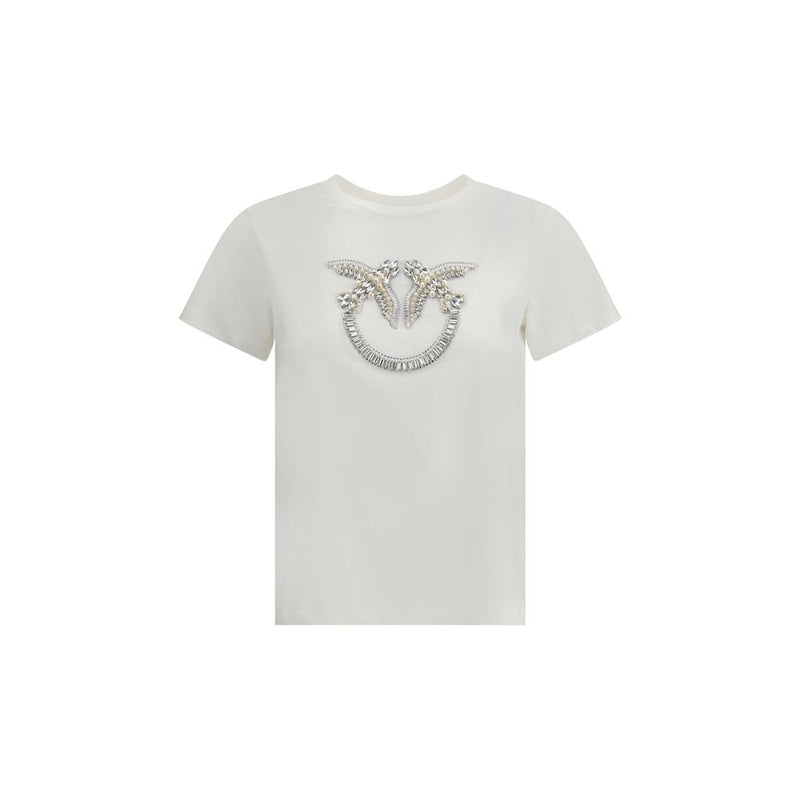 PINKO White Cotton T-Shirt
