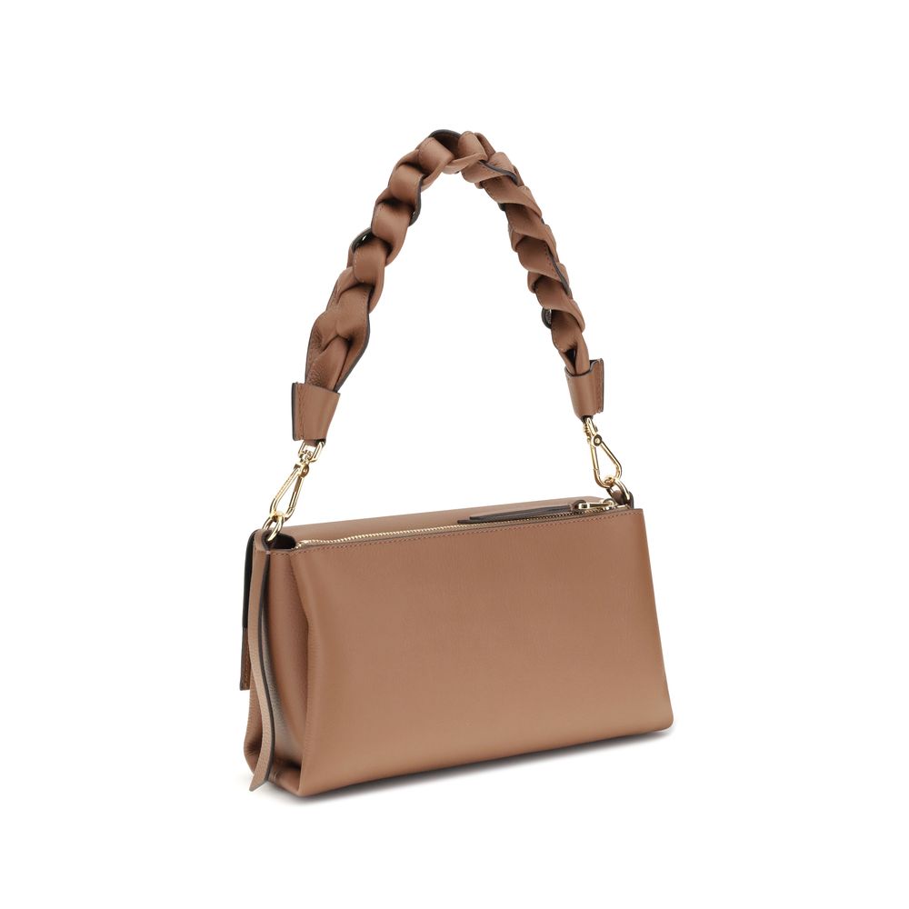 Coccinelle Beige Calf Leather Bos Taurus Shoulder Bag - ClickThatClicks 