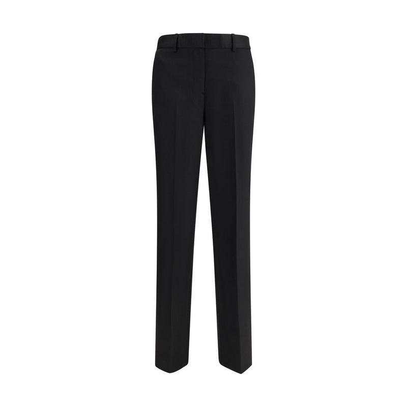 Lardini Black Wool Dress Pants