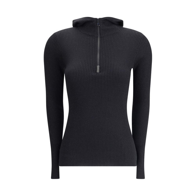 Brunello Cucinelli Black Cashmere Sweatshirt