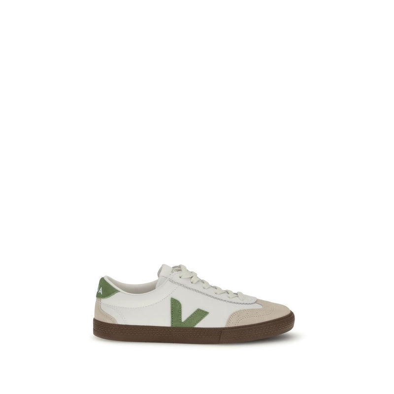 Veja White Leather Low Top Sneakers