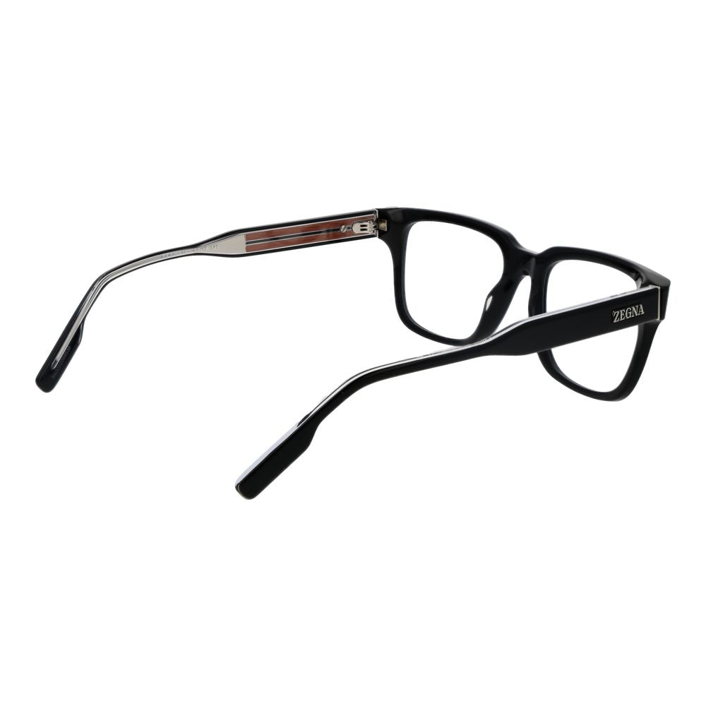 Ermenegildo Zegna Black Acetate Glasses (Frames) - ClickThatClicks 
