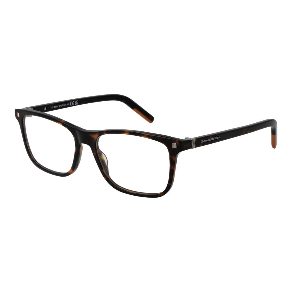 Ermenegildo Zegna Brown Acetate Glasses (Frames) - ClickThatClicks 