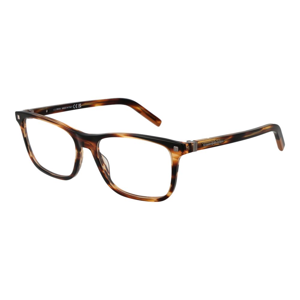 Ermenegildo Zegna Brown Acetate Glasses (Frames) - ClickThatClicks 