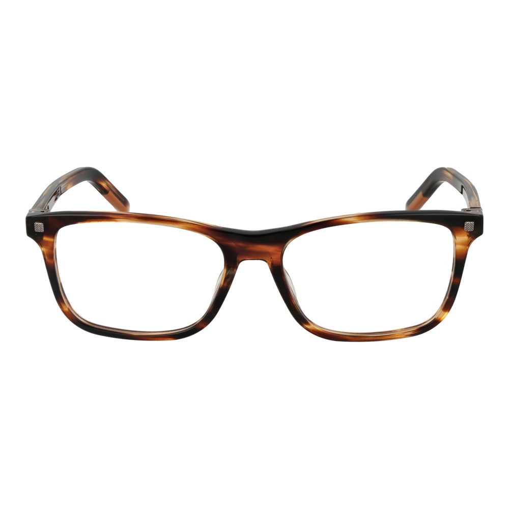 Ermenegildo Zegna Brown Acetate Glasses (Frames) - ClickThatClicks 