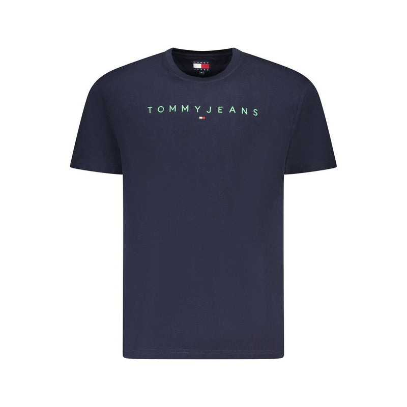 Tommy Hilfiger Blue Cotton Men T-Shirt