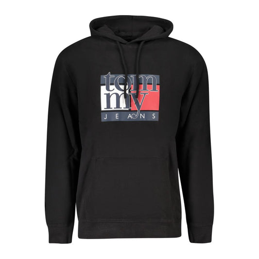 Tommy Hilfiger Black Cotton Men Sweatshirt - ClickThatClicks 