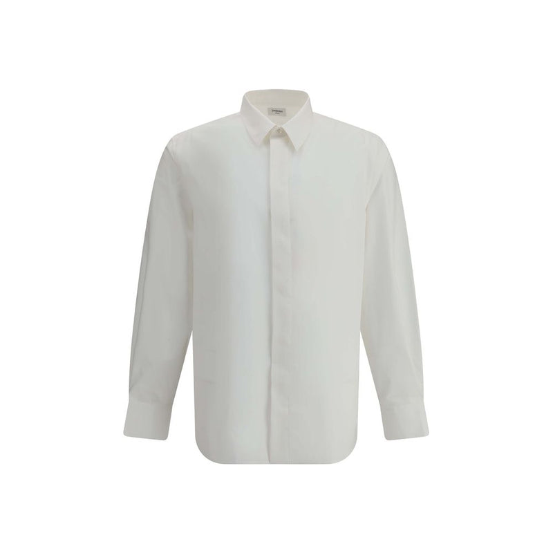 Saint Laurent White Cotton Dress Shirt