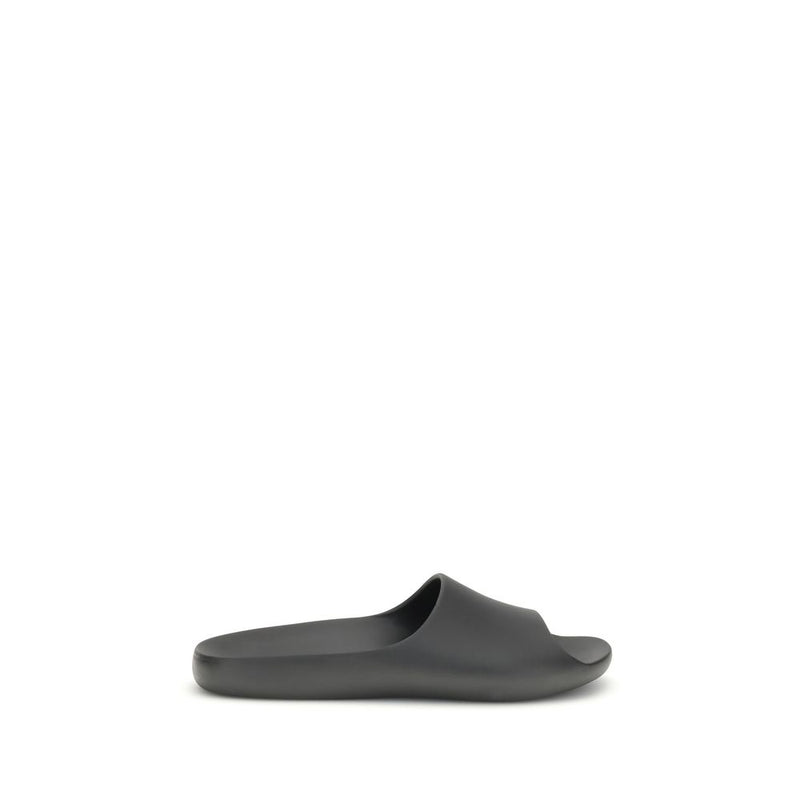 The Row Black Rubber Slippers