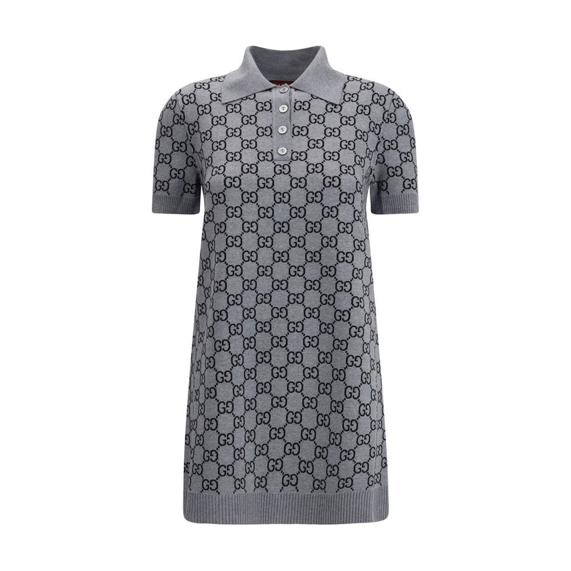 Gucci Gray Wool Casual Dress