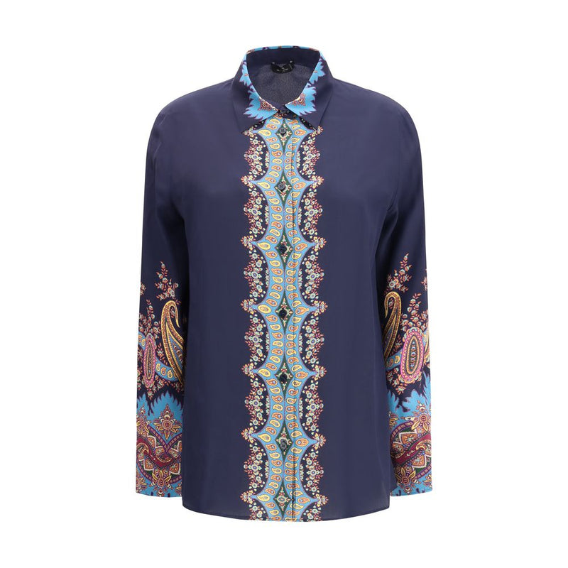 Etro Multicolor Silk Pattern Shirt