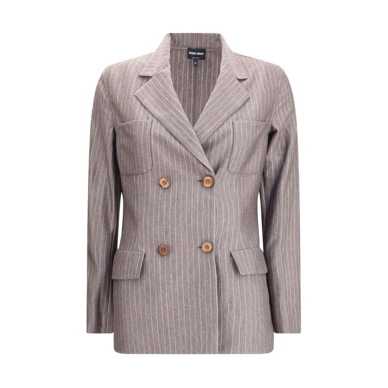 Giorgio Armani Brown Cashmere Blazer