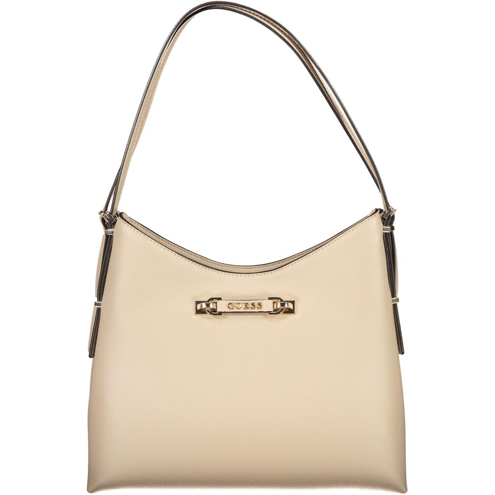 Guess Jeans Beige Poliuretano Women Handbag - ClickThatClicks 