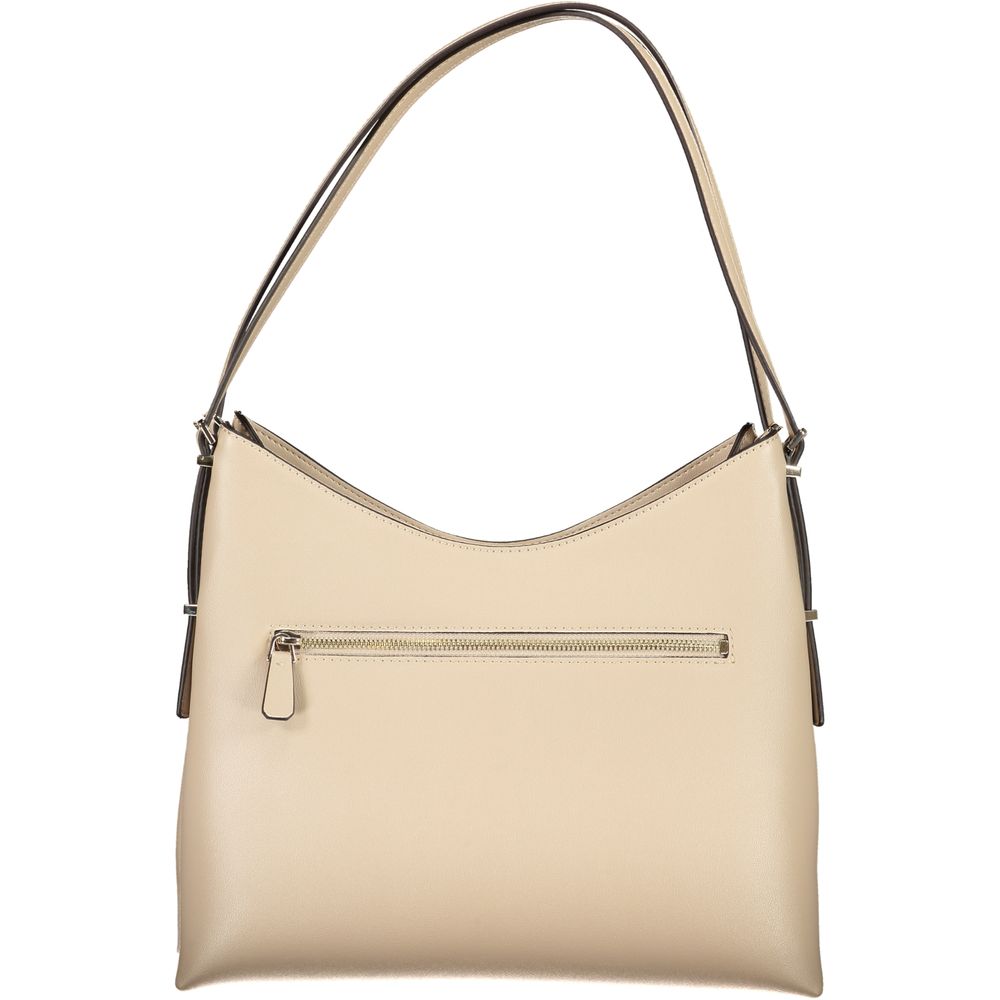 Guess Jeans Beige Poliuretano Women Handbag - ClickThatClicks 