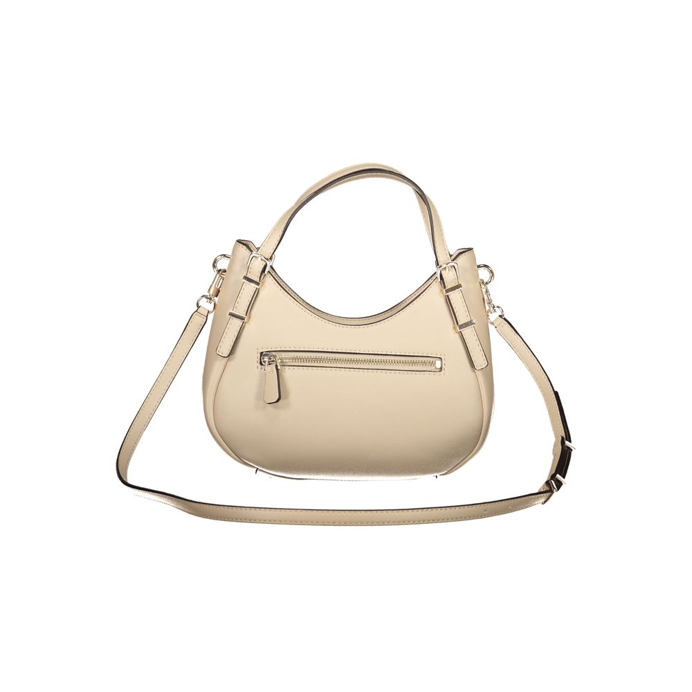 Guess Jeans Beige Polyurethane Woman Handbag - ClickThatClicks 