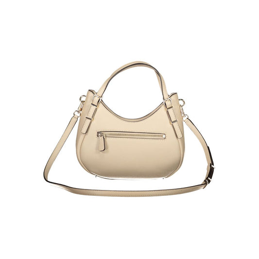 Guess Jeans Beige Polyurethane Woman Handbag - ClickThatClicks 