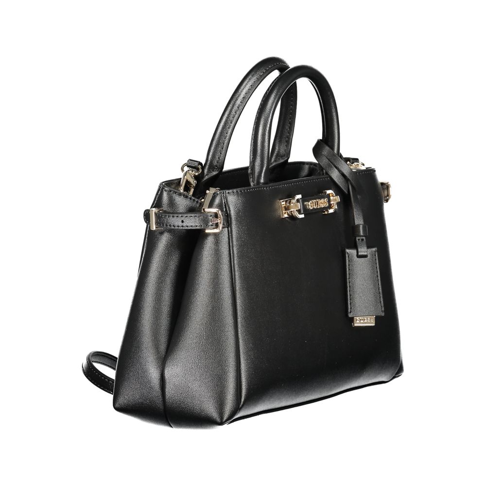 Guess Jeans Nero Poliuretano Women Handbag - ClickThatClicks 