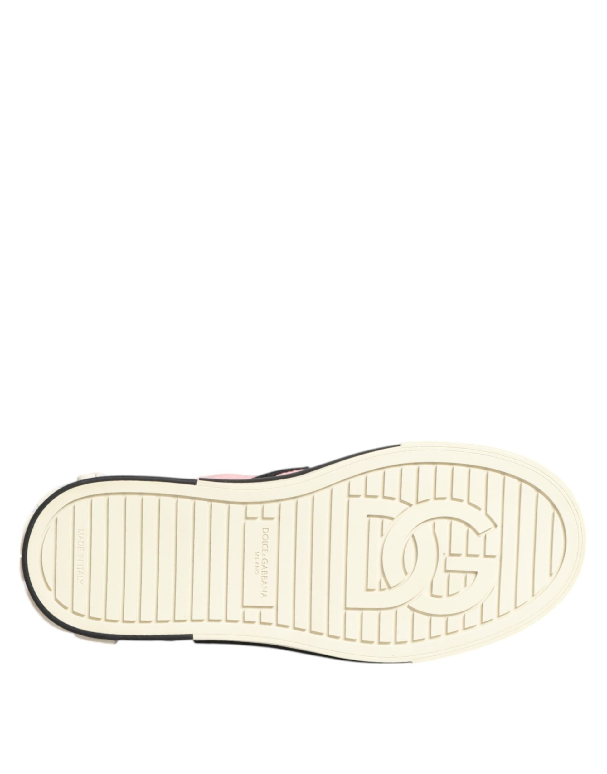 Dolce & Gabbana Pink Quilted Nylon Slip-On Sneaker Shoes - ClickThatClicks 
