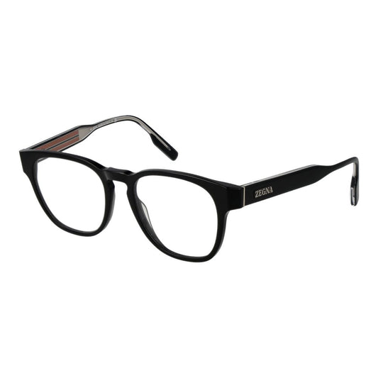 Ermenegildo Zegna Black Acetate Glasses (Frames) - ClickThatClicks 
