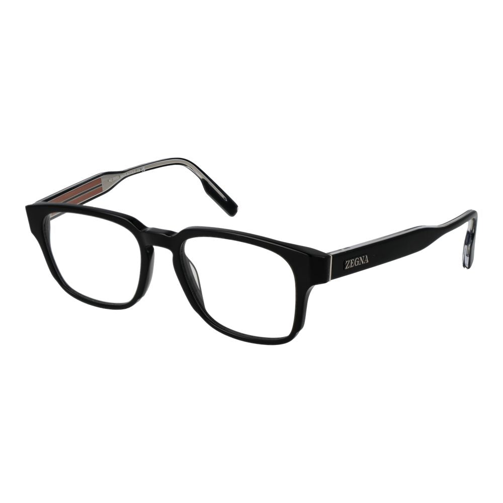 Ermenegildo Zegna Black Acetate Glasses (Frames) - ClickThatClicks 
