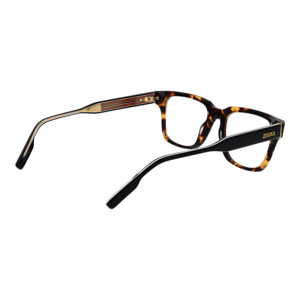 Ermenegildo Zegna Brown Acetate Glasses (Frames) - ClickThatClicks 