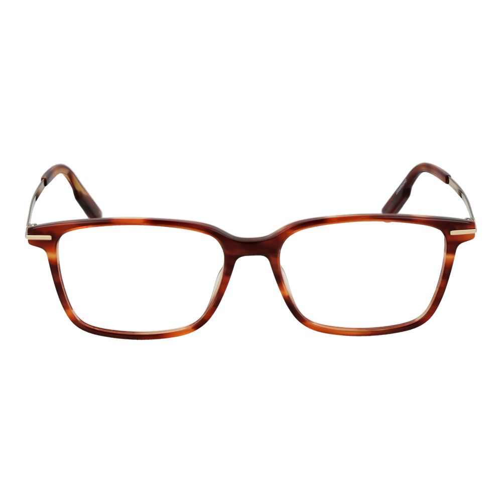 Ermenegildo Zegna Brown Acetate Glasses (Frames) - ClickThatClicks 