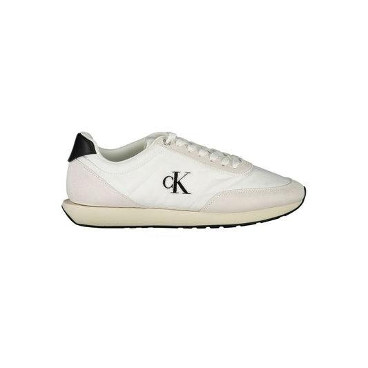 Calvin Klein White Polyester Men Sneaker - ClickThatClicks 