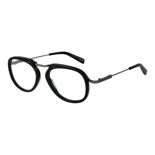 Ermenegildo Zegna Black Metal Glasses (Frames) - ClickThatClicks 
