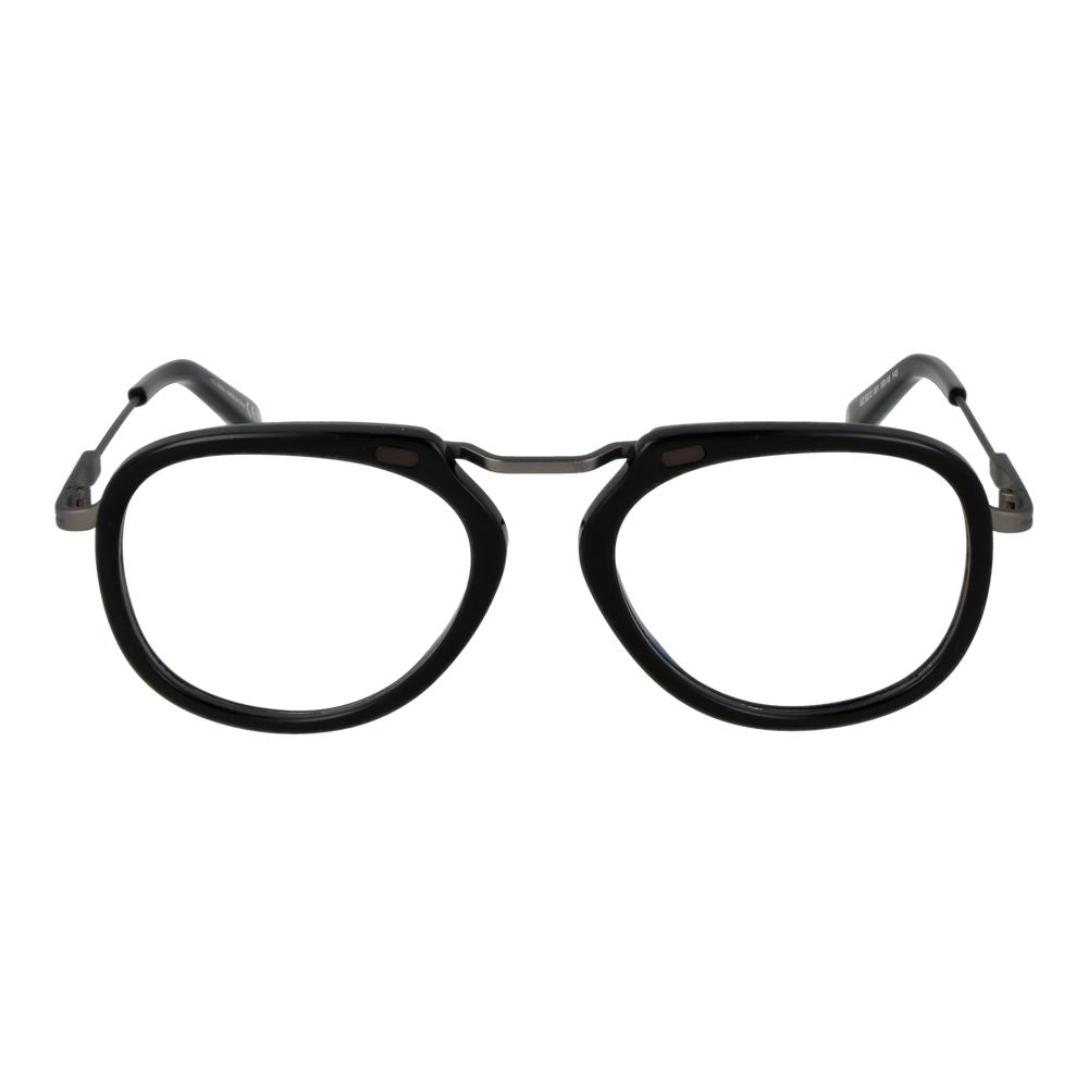 Ermenegildo Zegna Black Metal Glasses (Frames) - ClickThatClicks 