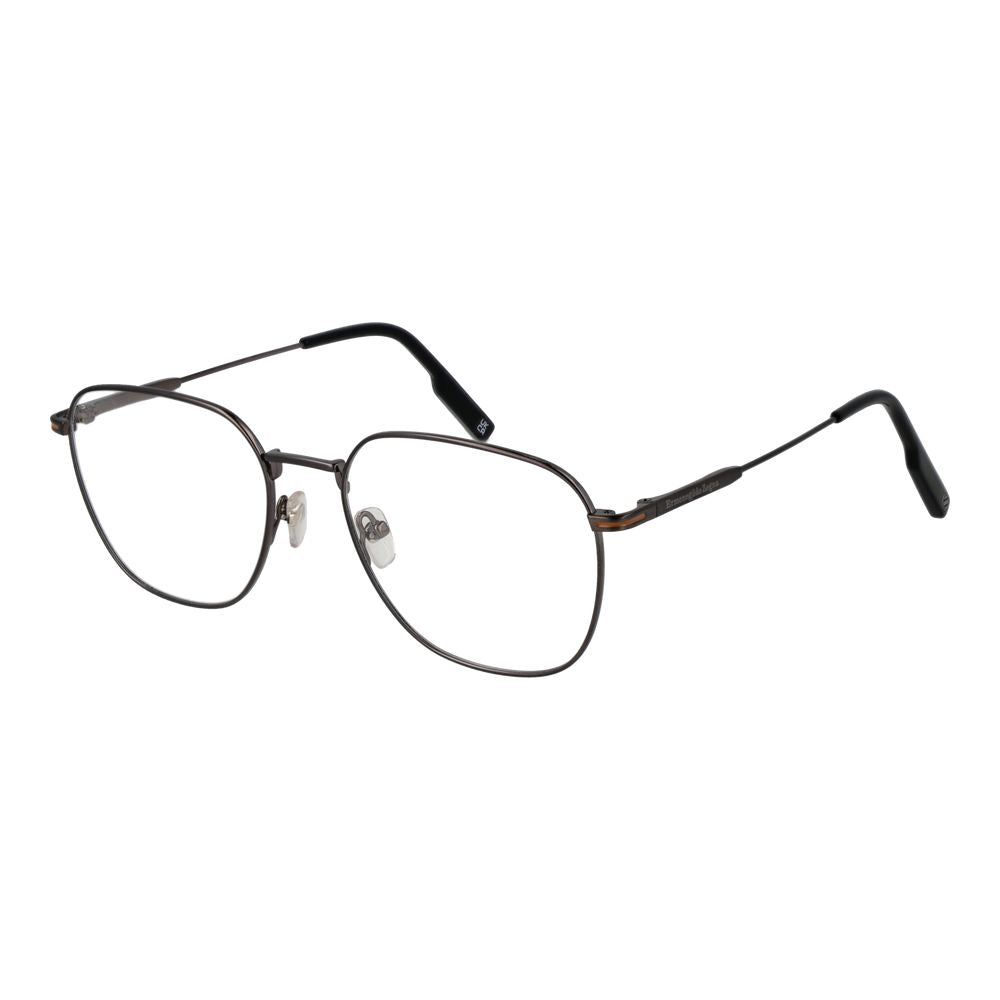 Ermenegildo Zegna Gray Titanium Glasses (Frames) - ClickThatClicks 
