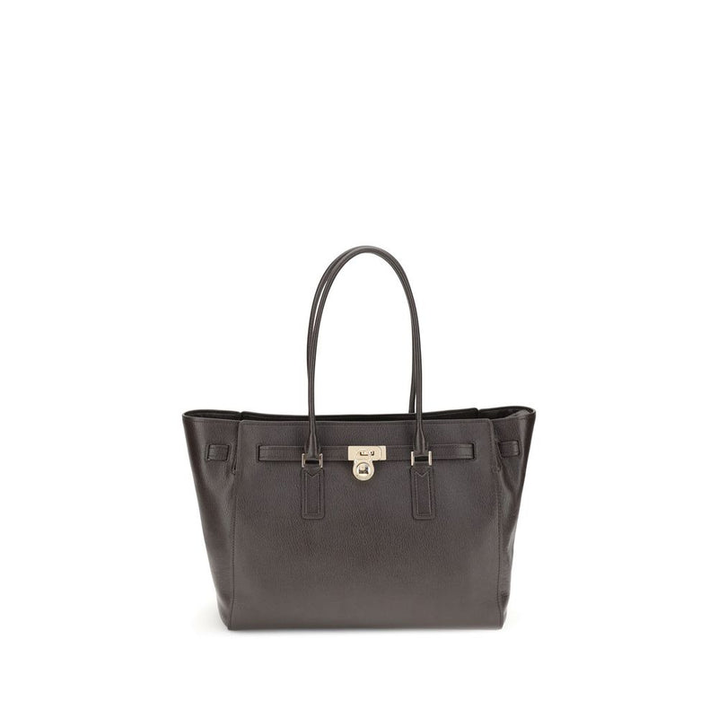 Michael Kors Brown Calf Leather Bos Taurus Shoulder Bag