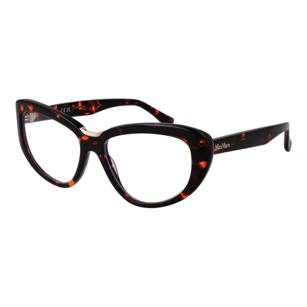Max Mara Brown Acetate Glasses (Frames) - ClickThatClicks 