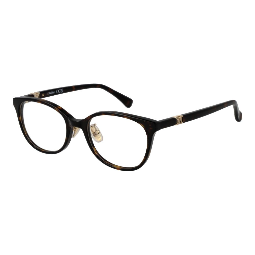 Max Mara Brown Acetate Glasses (Frames) - ClickThatClicks 