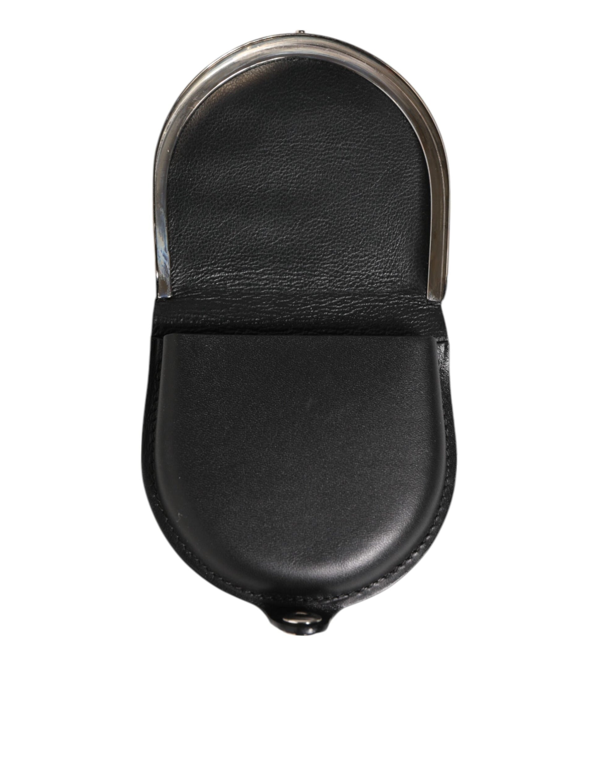 Dolce & Gabbana Black Polished Crocodile Leather Mens Coin Purse Wallet - ClickThatClicks 