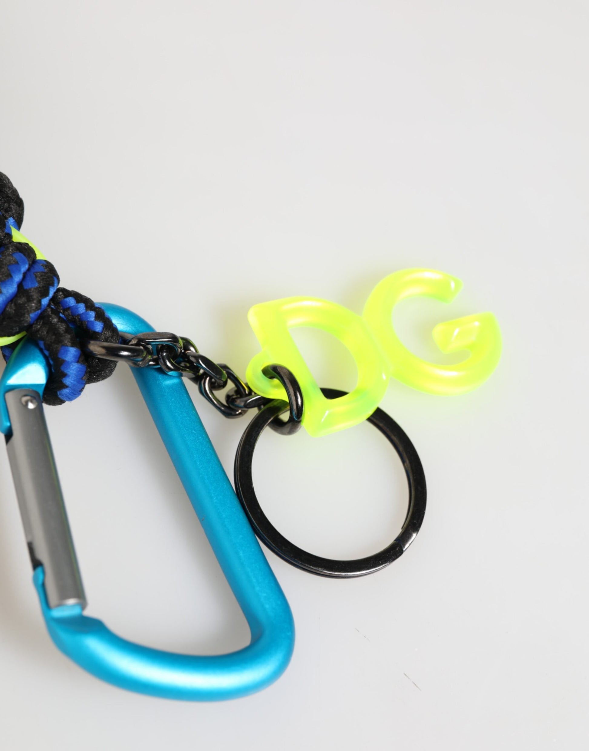 Dolce & Gabbana Multicolor Polyester Tape String DG Logo Keychain  Keyring - ClickThatClicks 