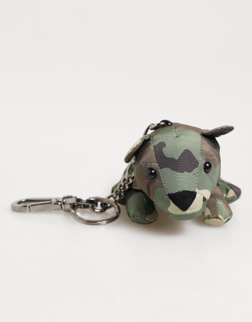 Dolce & Gabbana Camouflage Multicolor Animal Silhouette Keychain Keyring - ClickThatClicks 