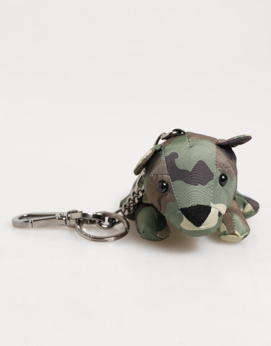 Dolce & Gabbana Camouflage Multicolor Animal Silhouette Keychain Keyring - ClickThatClicks 