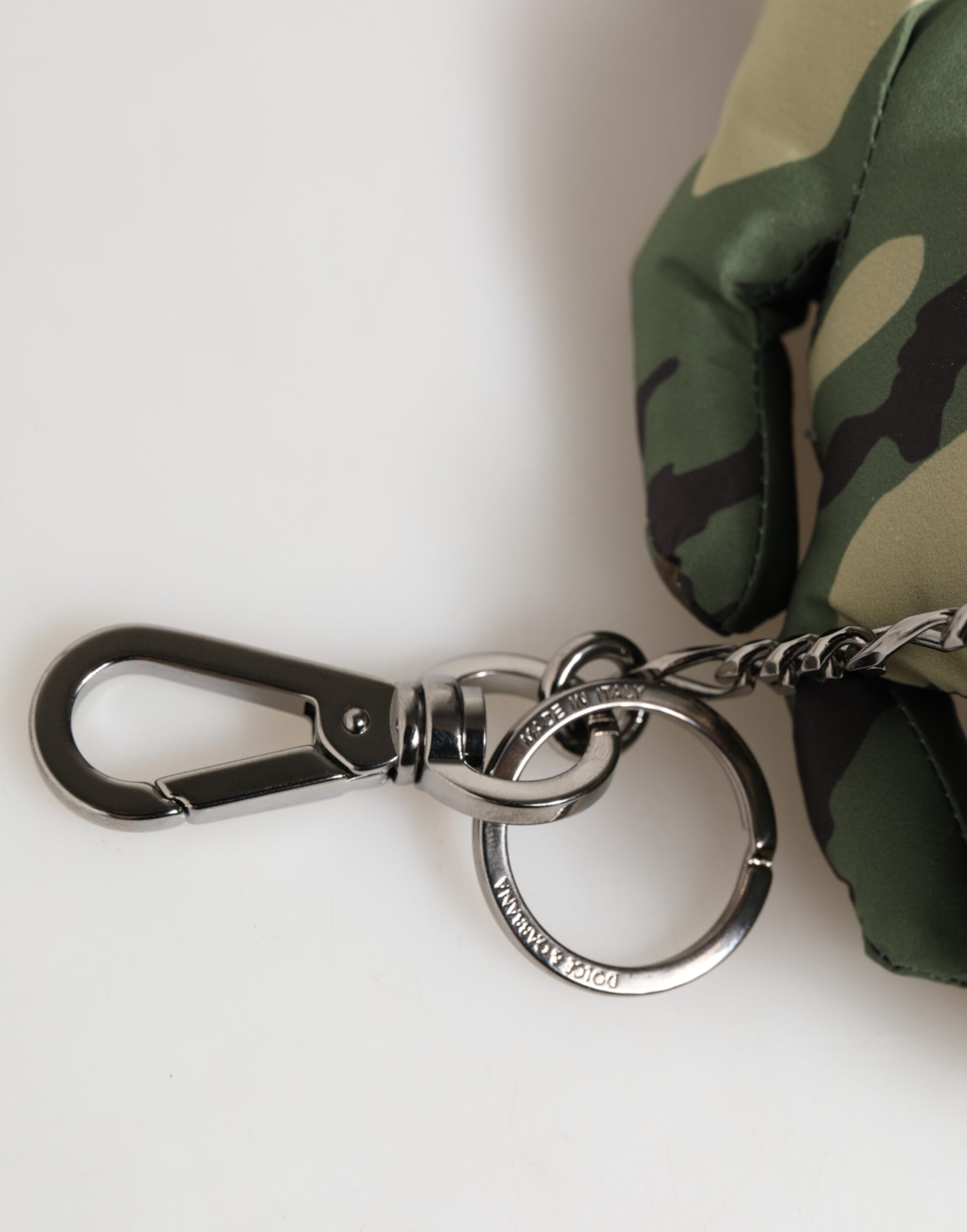 Dolce & Gabbana Camouflage Multicolor Animal Silhouette Keychain Keyring - ClickThatClicks 