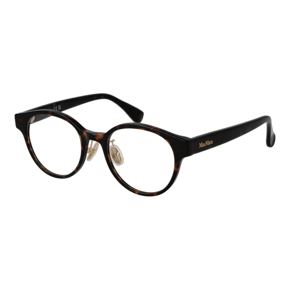 Max Mara Brown Acetate Glasses (Frames) - ClickThatClicks 