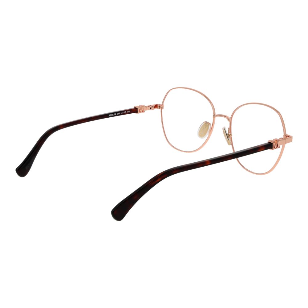 Max Mara Rose Gold Metal Glasses (Frames) - ClickThatClicks 