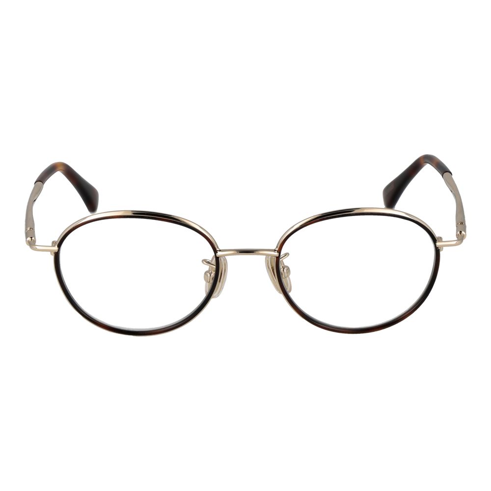 Max Mara Brown Metal Glasses (Frames) - ClickThatClicks 