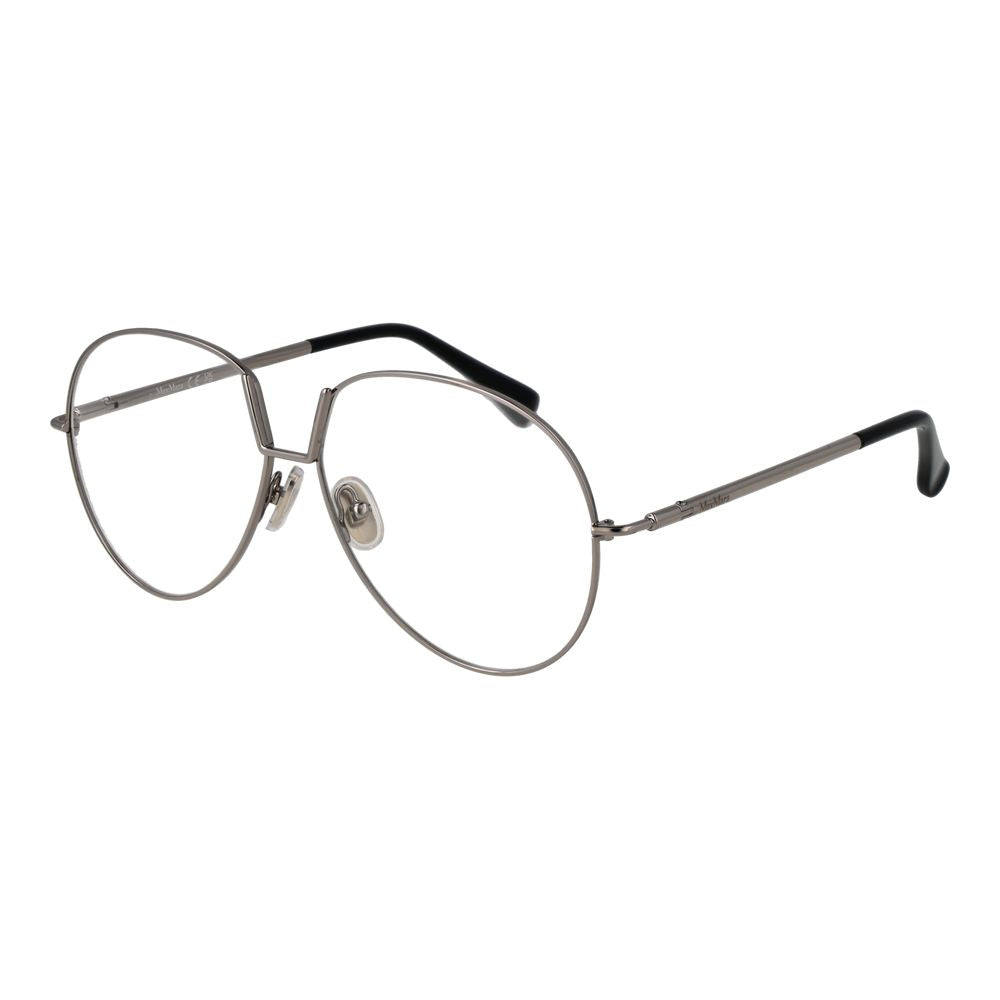 Max Mara Silver Metal Glasses (Frames) - ClickThatClicks 