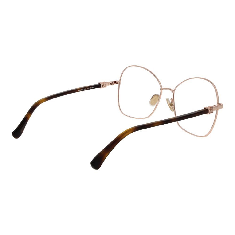 Max Mara Rose Gold Metal Glasses (Frames) - ClickThatClicks 