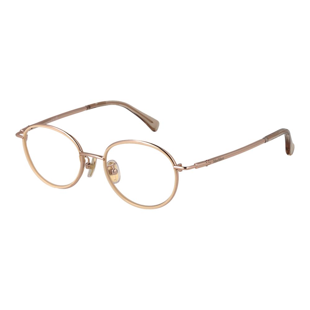 Max Mara Rose Gold Metal Glasses (Frames) - ClickThatClicks 