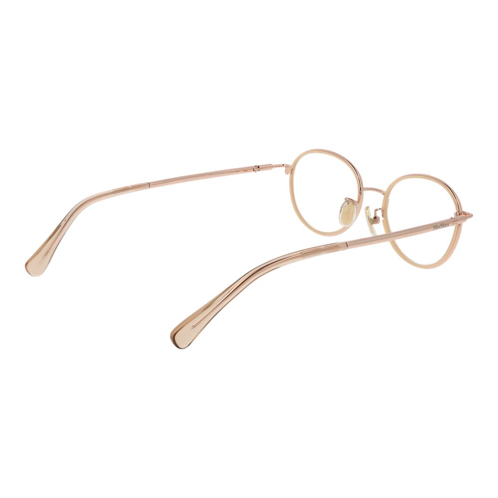 Max Mara Rose Gold Metal Glasses (Frames) - ClickThatClicks 