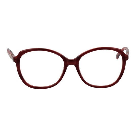 Max Mara Burgundy Plastic Glasses (Frames) - ClickThatClicks 